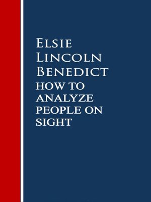 cover image of How to Analyze People on Sight